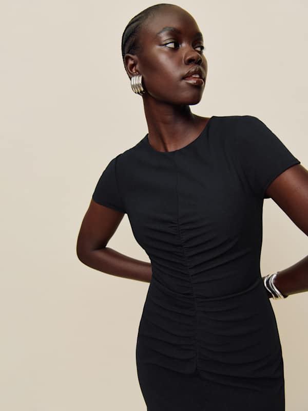 Mila Knit Dress - Black