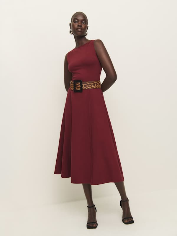 Devin Knit Dress - Chianti