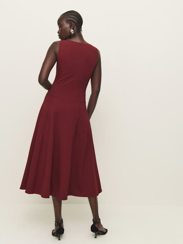 Devin Knit Dress - Chianti