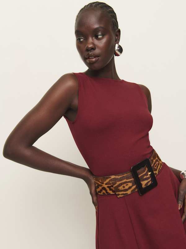 Devin Knit Dress - Chianti