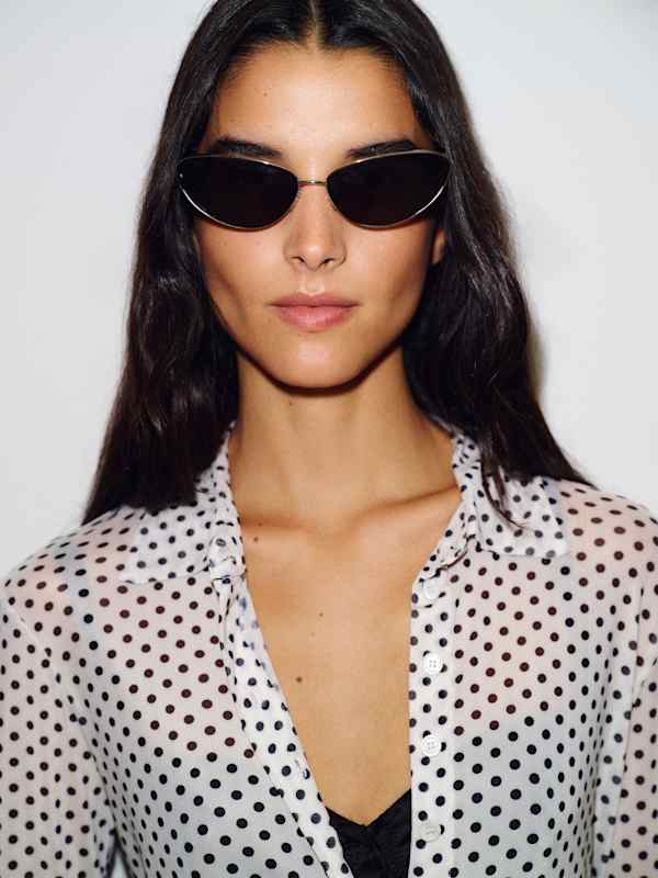 Margaret Knit Top - Eclipse Dot