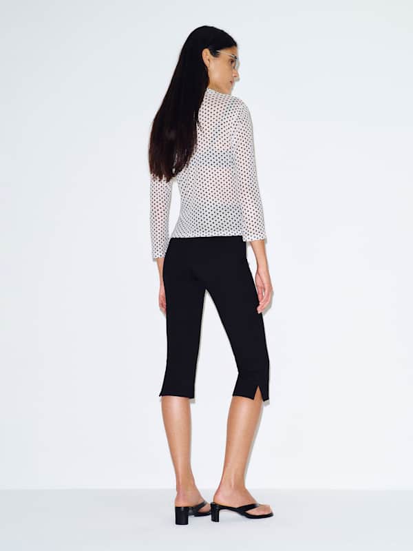 Margaret Knit Top - Eclipse Dot