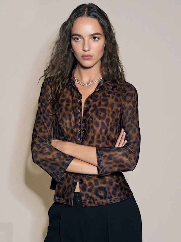 Margaret Knit Top - Panther