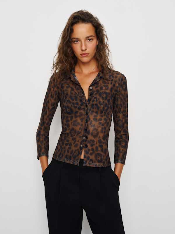 Margaret Knit Top - Panther