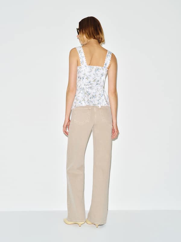 Viola Linen Top - Nostalgia