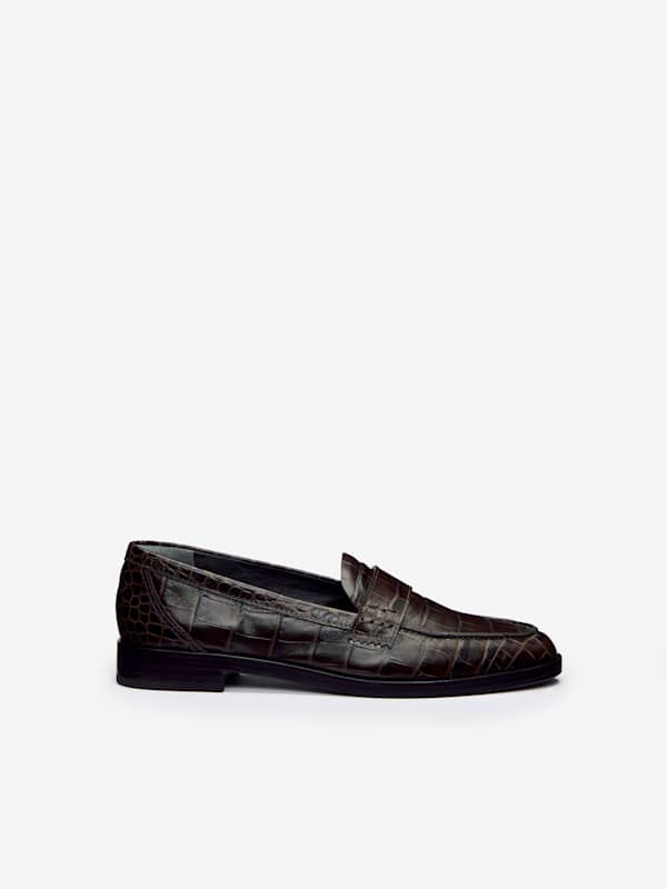 Kaylee Loafer - Dark Chocolate Croc