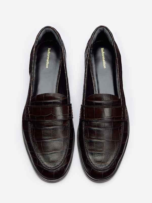 Kaylee Loafer - Dark Chocolate Croc