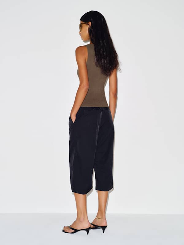 Rylie Cotton Sweater Tank - Putty