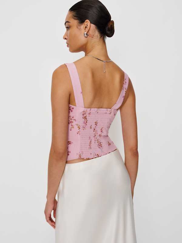 Darci Linen Top - Secret