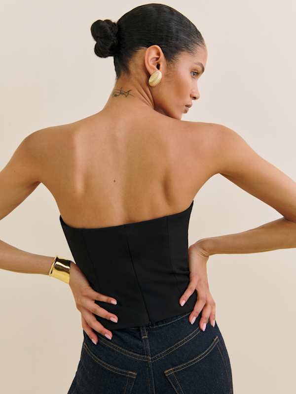 Sandro Knit Top - Black