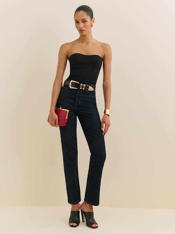 Sandro Knit Top - Black