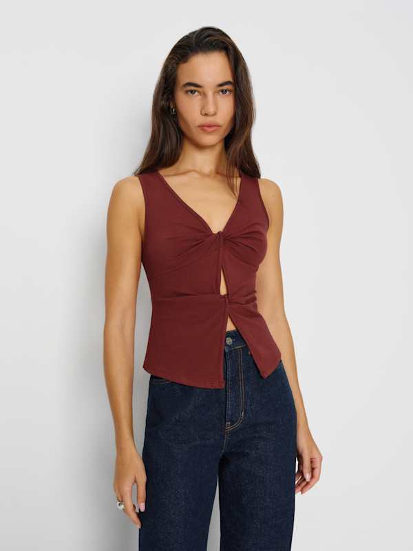 Tefi Knit Top - Chianti