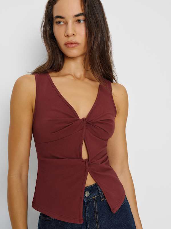 Tefi Knit Top - Chianti
