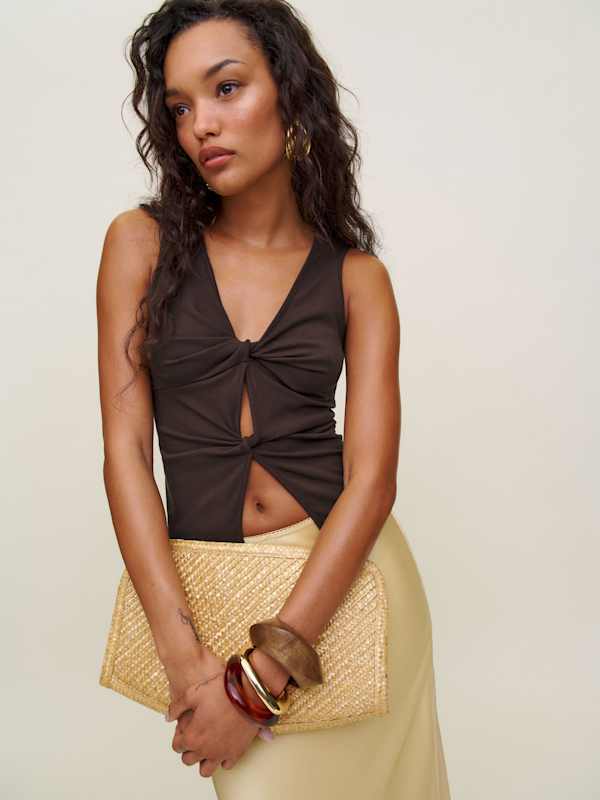 Tefi Knit Top - Mole