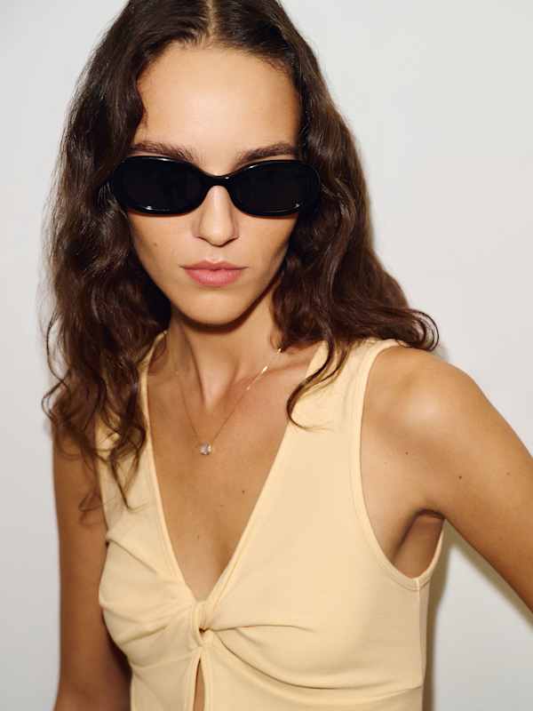 Tefi Knit Top - Parmesan