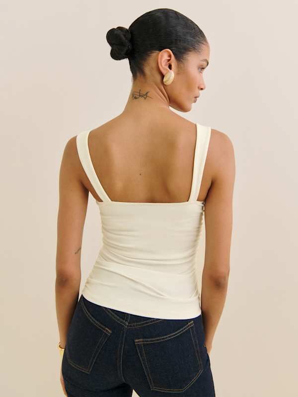 Trish Knit Top - Fior Di Latte