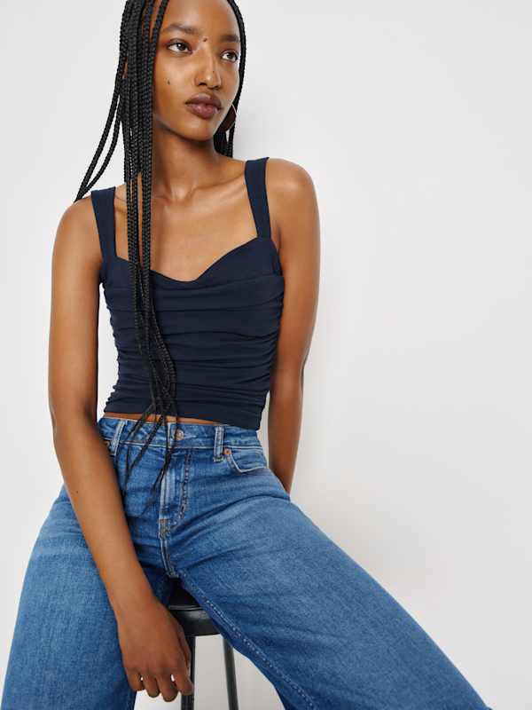 Trish Knit Top - Midnight