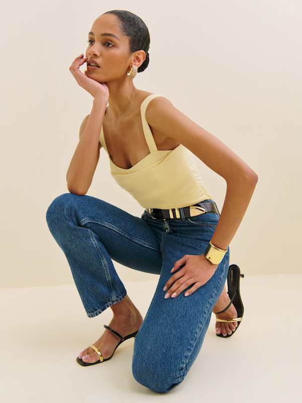 Trish Knit Top - Pineapple