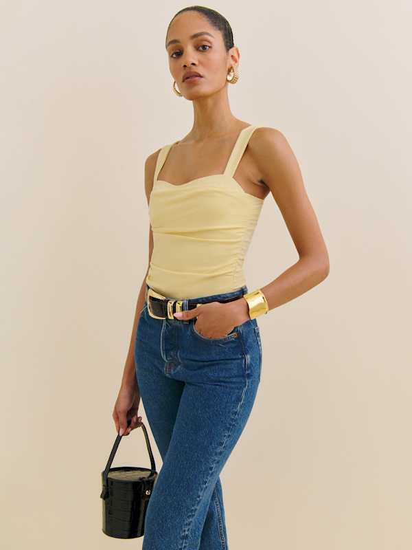 Trish Knit Top - Pineapple