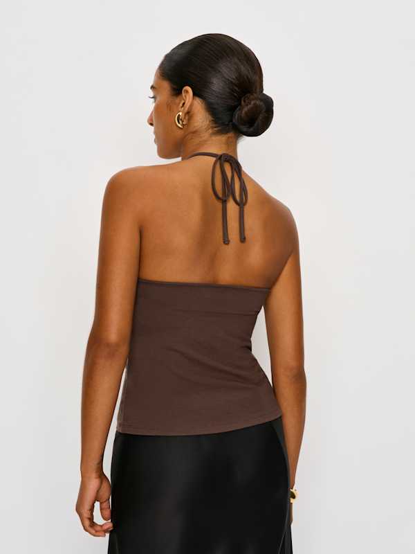 Juniper Knit Top - Cafe