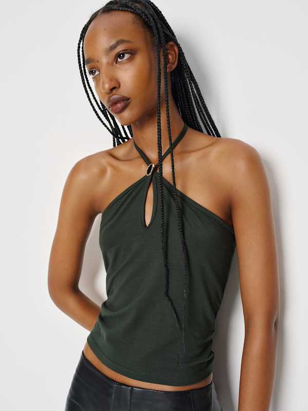 Juniper Knit Top - Forest