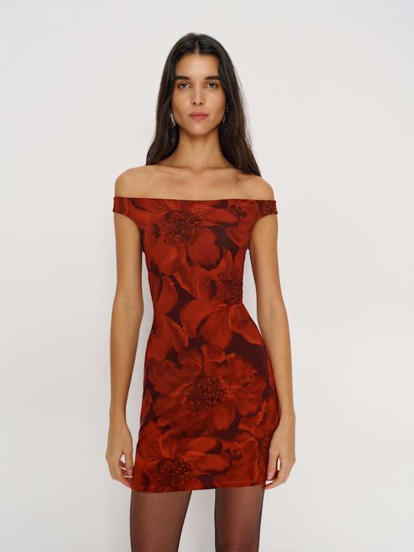 Lia Knit Dress - Carnelian