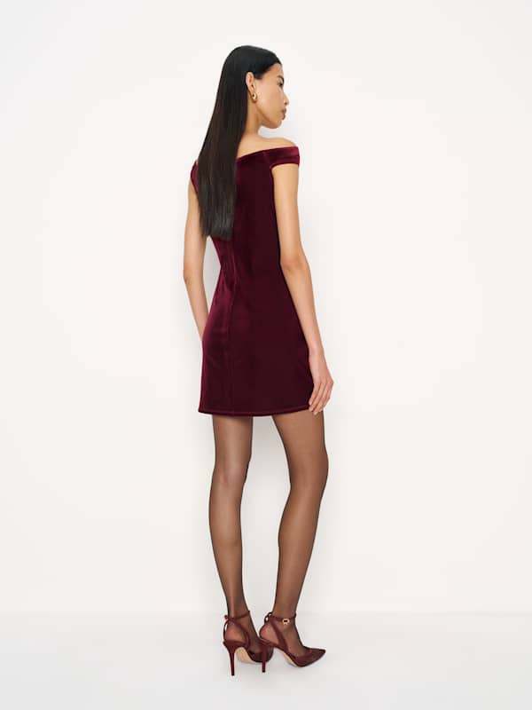 Robe en maille Lia - Prune