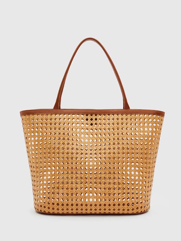 Isabella Tote - Natural Rattan