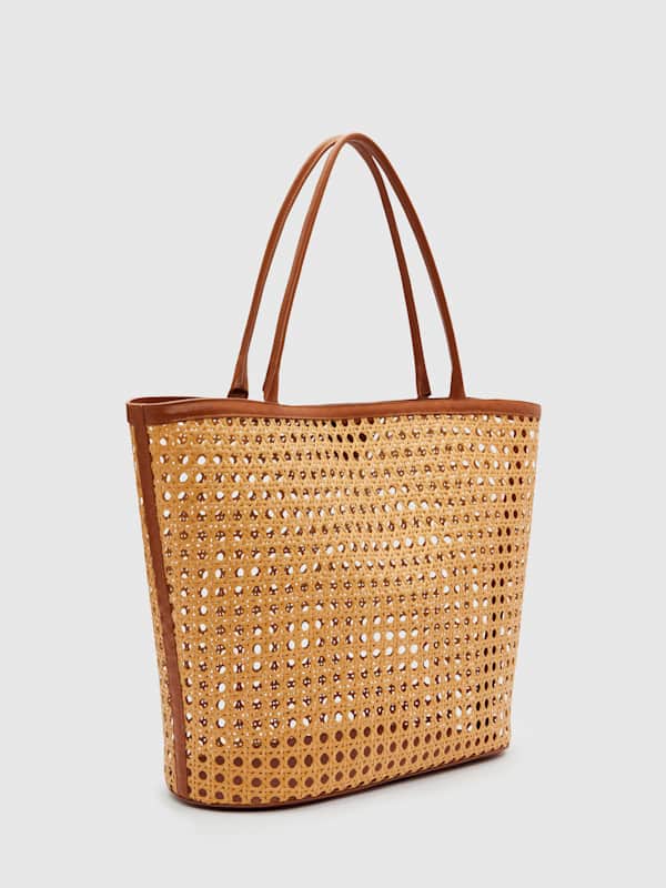 Isabella Tote - Natural Rattan