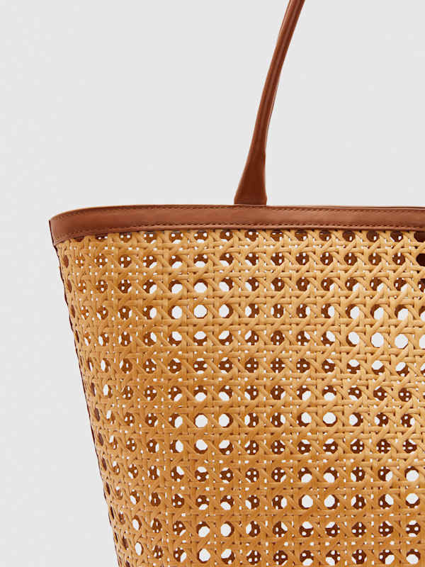 Isabella Tote - Natural Rattan