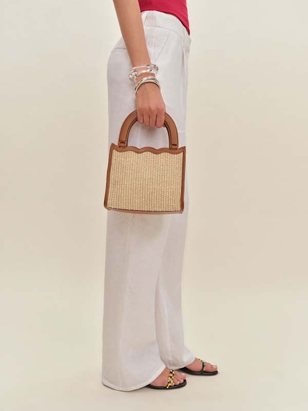 Emma Mini Bag - Natural Raffia