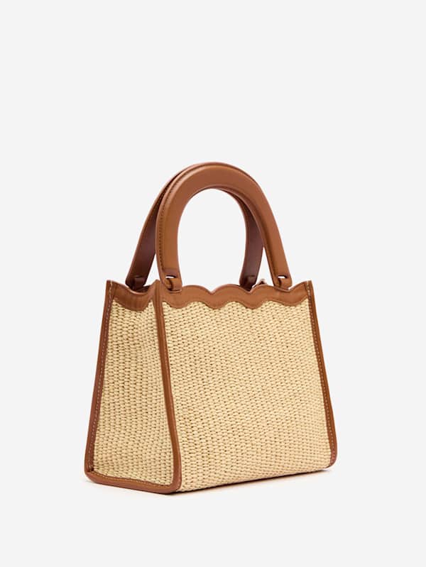 Emma Mini Bag - Natural Raffia
