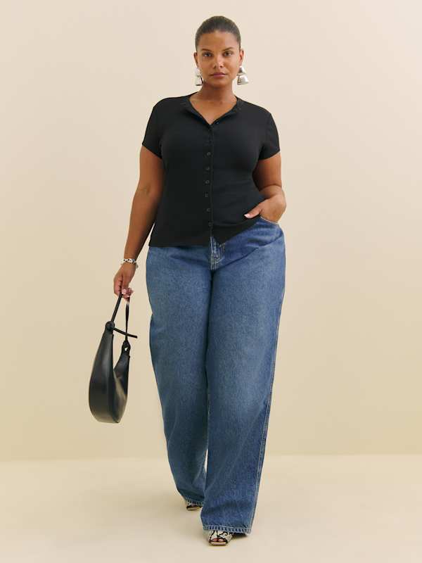 Raelynn Knit Top Es - Black