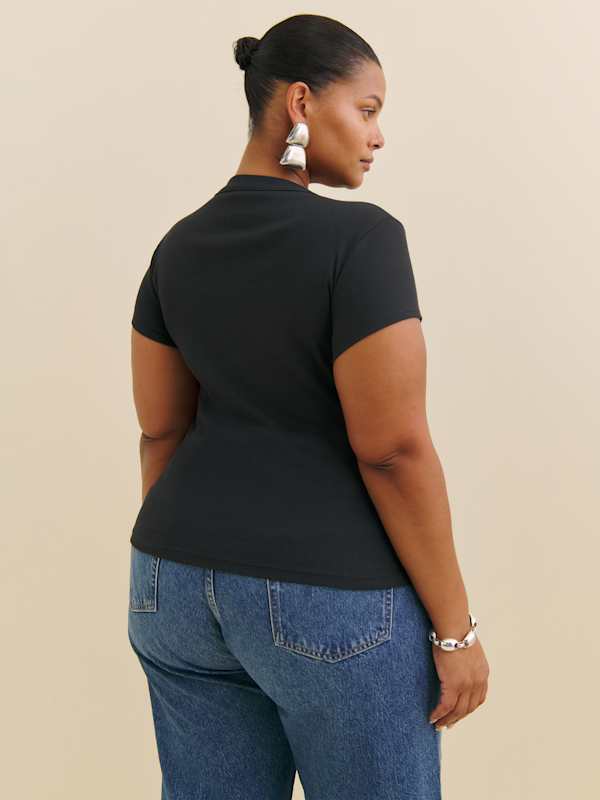 Raelynn Knit Top Es - Black