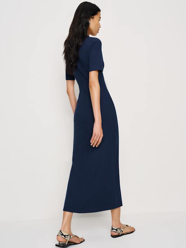 Aiden Knit Dress - Navy