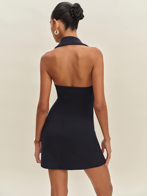 Austine Knit Dress - Navy