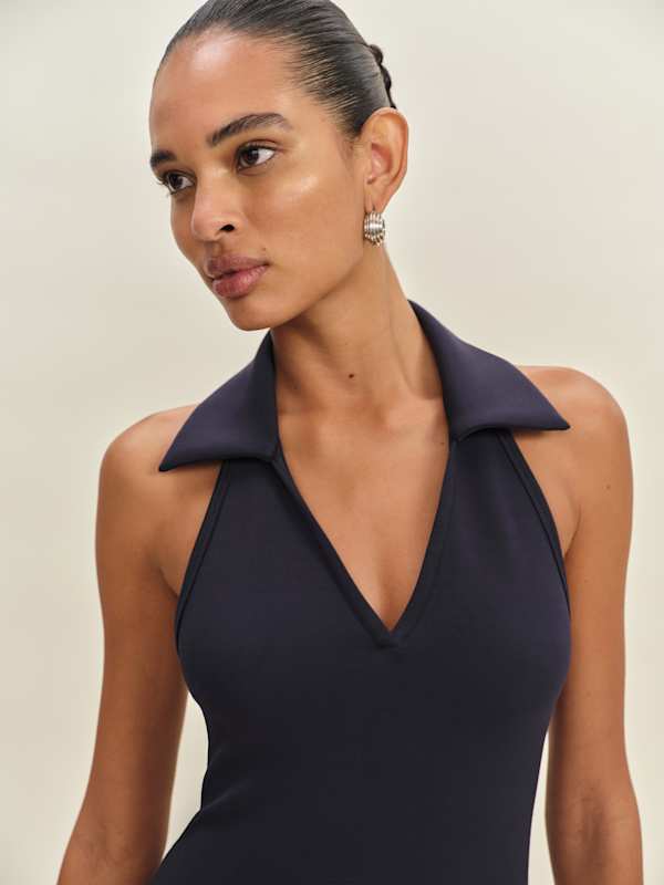 Austine Knit Dress - Navy