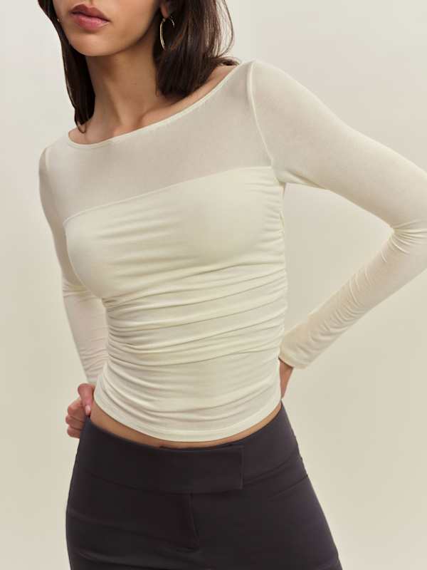 Julian Knit Top - Ivory