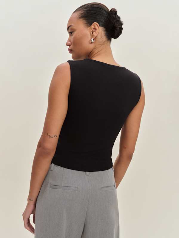 Wren Knit Top - Black