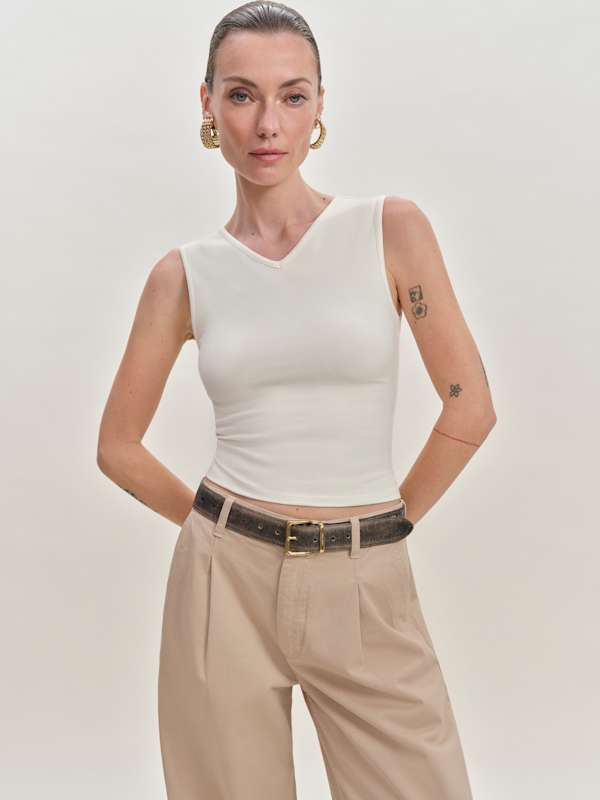 Wren Knit Top - Fior Di Latte