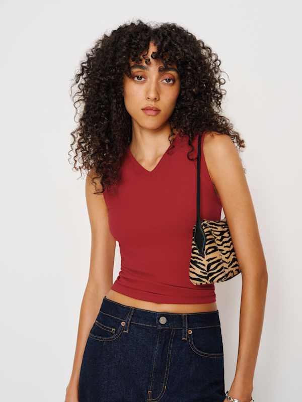 Wren Knit Top - Lipstick