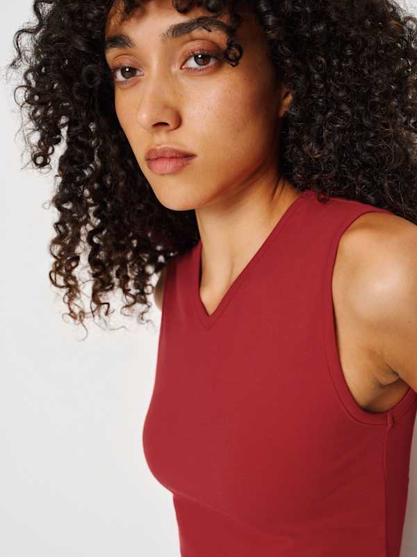 Wren Knit Top - Lipstick