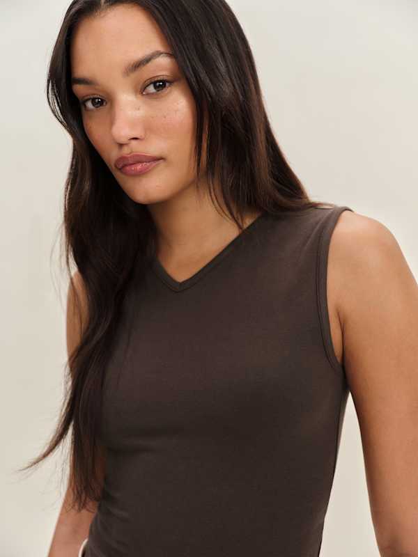 Wren Knit Top - Mole