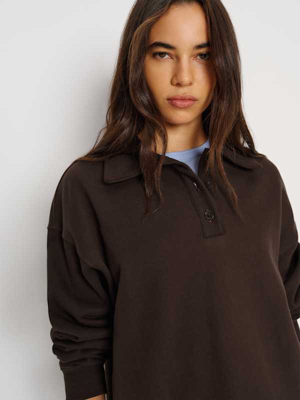Nico Classic Polo Sweatshirt - Mole