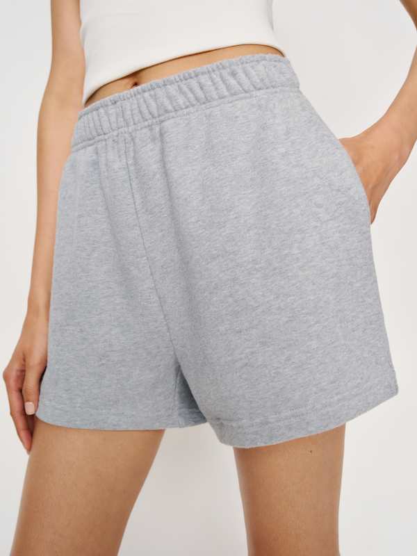 Leon Sweat Short - Heather Grey