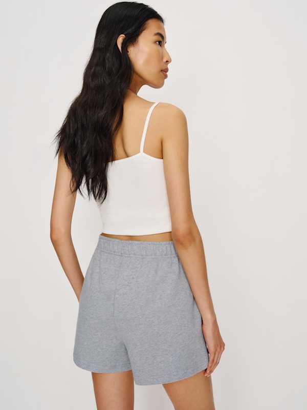 Leon Sweat Short - Heather Grey