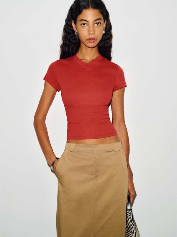 Lindie Tee - Sundried Tomato