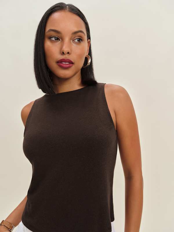 Pears Knit Top - Mole