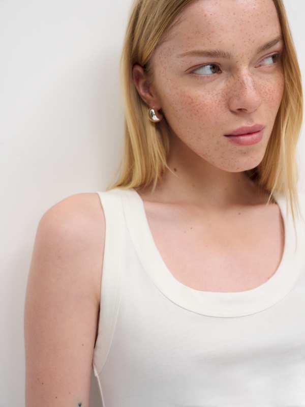 Seline Tank - White