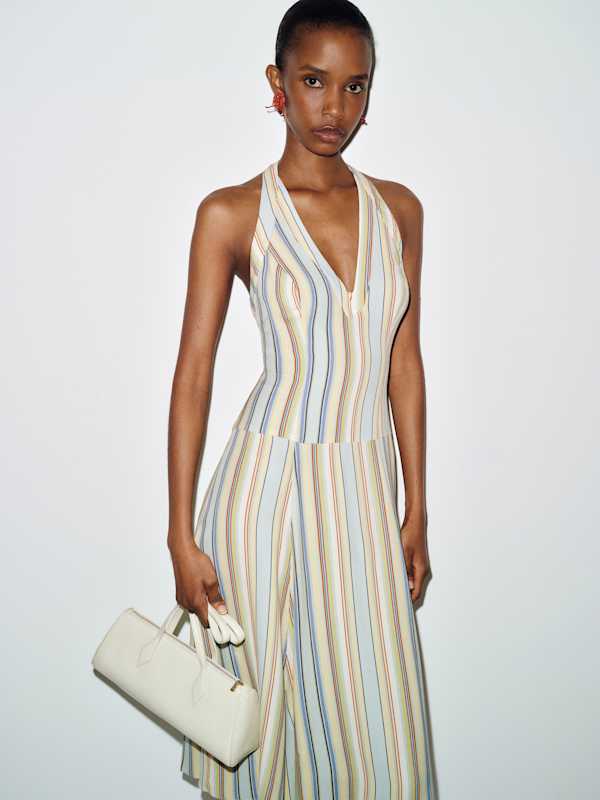 Sofia Dress - Capri Stripe